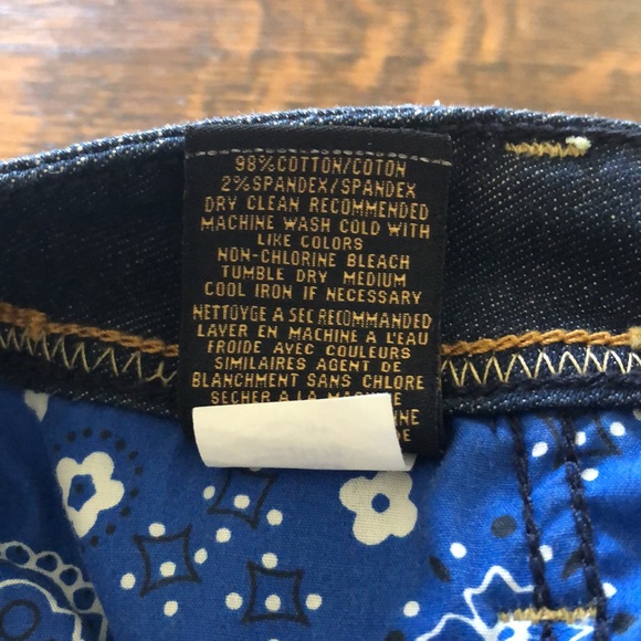 Antik Denim Dark Wash Embroidered Pocket Wide Leg Jeans LNWOT - Picture 8 of 13